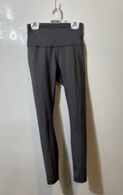 Load image into Gallery viewer, Lululemon Womens Gray Heather Elastic Waist Activewear Compression Leggings Sz 4