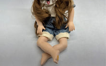 Load image into Gallery viewer, Blonde Hair Blue Eye Collectible Girl Porcelain Doll With Outfit