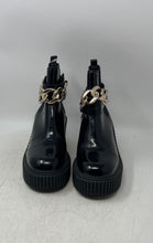Load image into Gallery viewer, Aldo Womens Upgrade Black Leather Round Toe Pull-On Chelsea Boots Size 9