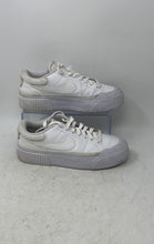 Load image into Gallery viewer, Nike Womens Court Legacy Lift DM7590-101 White Lace-Up Sneaker Shoes Size 7