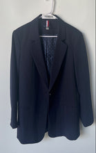 Load image into Gallery viewer, Tommy Hilfiger Womens Navy Blue Long Sleeve Pockets One-Button Blazer Size 14