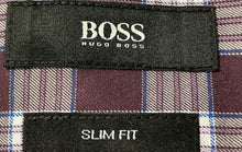 Load image into Gallery viewer, Hugo Boss Mens Multicolor Plaid Slim Fit Long Sleeve Button-Up Shirt Size XL