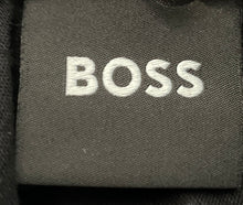 Load image into Gallery viewer, Hugo Boss Mens Black Short Sleeve Collared Front Quarter Zip Polo Shirt Size L