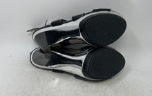 Load image into Gallery viewer, Michael Kors Womens Carla Black Leather Stiletto Heel Slingback Sandals Size 8M