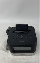 Load image into Gallery viewer, iHome IPL8 Black Sleep Lighting FM Alarm Clock Speaker With Adapter Not Tested