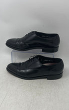 Load image into Gallery viewer, Florsheim Mens Black Leather Cap Toe Lace-Up Derby Dress Shoes Size 8.5