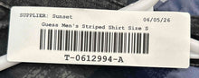 Load image into Gallery viewer, Guess Mens Blue Black Cotton Plaid Print Long Sleeve Button-Up Shirt Size S
