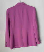 Load image into Gallery viewer, Ann Taylor Womens Pink Long Sleeve Single-Breasted One-Button Blazer Size 6P