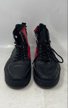 Load image into Gallery viewer, Ahico Sposen Fashion Mens Black Red Lace-Up Mid Top Sneakers Shoes Size EUR 47