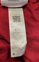 Load image into Gallery viewer, Armani Exchange Mens Red Short Sleeve V-Neck Slim Fit Pullover T-Shirt Size M