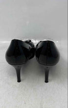 Load image into Gallery viewer, Stuart Weitzman Womens Black Patent Leather Peep Toe Slip-On Pump Heels Size 9M