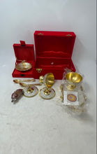 Load image into Gallery viewer, Unbranded Traditional Indian Silver And Gold-Tone Decorative Gift Set With Cases