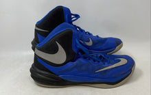 Load image into Gallery viewer, Nike Mens Prime Hype DF 2 806941-401 Blue Black Basketball Shoes Size 12