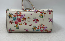 Load image into Gallery viewer, Steve Madden Womens White Floral Print Zipper Double Handle Tote Handbag