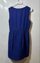 Load image into Gallery viewer, J.Crew Womens Blue Sleeveless Round Neck Short Mini Dress Size 4