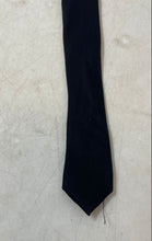 Load image into Gallery viewer, Pierre Cardin Mens Black Silk Adjustable Long Formal Designer Tie