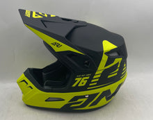 Load image into Gallery viewer, Answer Black And Green Flat Out Since 76 ATV & Motorcycle Helmet Size L