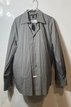 Load image into Gallery viewer, Express Mens Gray Long Sleeve Spread Collar Classic Button-Up Shirt Size XL