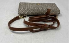Load image into Gallery viewer, Tommy Hilfiger Womens Beige Gray Monogram Adjustable Strap Crossbody Bag