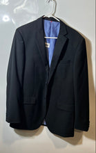 Load image into Gallery viewer, Alberto Cardinali Mens Black Long Sleeve Notch Lapel Two-Button Blazer Size 42L