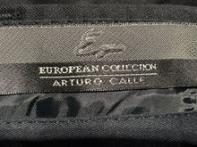 Load image into Gallery viewer, Arturo Calle Mens Black Flat Front Pockets Straight Leg Dress Pants Size 38R