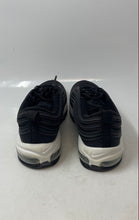 Load image into Gallery viewer, Nike Mens Air Max 97 SE Black Leather Lace-Up Low Top Running Shoes Size 7.5