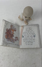 Load image into Gallery viewer, Precious Moments Footprints In The Sand Book Baby Porcelain Figurine Collectible