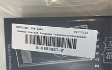 Load image into Gallery viewer, Enence Model Instant Silver-Tone One Language To Another Translator Untested