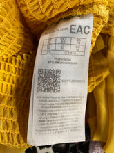 Load image into Gallery viewer, Guess Womens Yellow Off-The-Shoulder Smocked Cropped Blouse Top Size XL