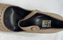 Load image into Gallery viewer, Coop Barneys Womens Dark Beige Leather Slip-On Pump Heels Size 39.5