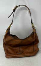 Load image into Gallery viewer, Fossil Womens Maddox Brown Leather Inner Pocket Adjustable Strap Shoulder Bag