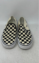 Load image into Gallery viewer, Vans Womens Black White Printed Round Toe Slip-On Sneaker Shoes Size 6