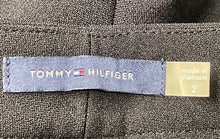 Load image into Gallery viewer, Tommy Hilfiger Womens Black Flat Front Pockets Straight Leg Dress Pants Size 2