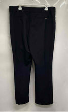 Load image into Gallery viewer, Anne Klein Womens Black Flat Front Pockets Straight Leg Dress Pants Size 14