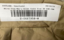 Load image into Gallery viewer, White Stag Womens Brown Long Sleeve Pockets Hooded Trench Coat Size 3X 22W-24W
