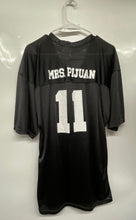 Load image into Gallery viewer, Universal Athletics Womens Black Seniors Mrs. Pijuan #11 Football Jersey Size L