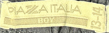 Load image into Gallery viewer, Piazza Italia Boys Navy Blue Drawstring Tapered Leg Jogger Pants Size 13-14