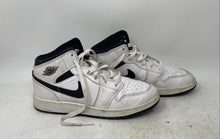 Load image into Gallery viewer, Nike Kids Air Jordan 1 Mid DQ8423-132 White Black Lace-Up Sneaker Shoes Size 6Y