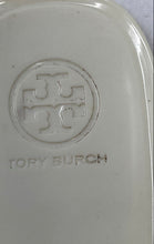 Load image into Gallery viewer, Authentic Tory Burch Womens Ivory Slip-On Flat Thong Sandals Size 9M Stained