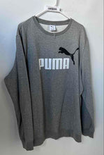Load image into Gallery viewer, Puma Mens Gray Graphic Print Long Sleeve Knitted Pullover Sweatshirt Size XXL
