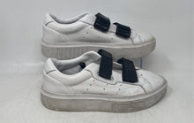Load image into Gallery viewer, Adidas Womens Sleek Super EF1900 White Black Hook And Loop Sneaker Shoes Size 7