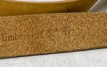 Load image into Gallery viewer, Timberland Mens Mustard Genuine Leather Buckle Adjustable Dress Belt Size 36