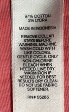 Load image into Gallery viewer, Express Mens 1MX Pink Long Sleeve Collared Button Front Dress Shirt Size Large