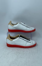 Load image into Gallery viewer, Fabrice Tardieu Womens White Red Round Toe Lace-Up Sneakers Shoes Size EUR 36.5