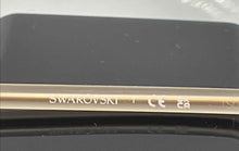 Load image into Gallery viewer, Authentic Swarovski Women's Crystal Gold Tone Glasses With Case