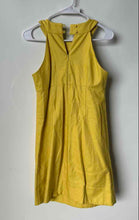 Load image into Gallery viewer, INC International Concepts Womens Yellow Beaded Embellished A-Line Dress Size 4