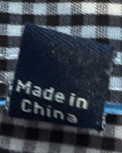 Load image into Gallery viewer, Nautica Mens Multicolor Gingham Slim Fit Collared Dress Shirt Size L 16-16.5