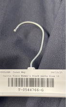 Load image into Gallery viewer, Calvin Klein Womens Black Flat Front Straight Leg Dress Pants Size 10