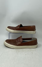 Load image into Gallery viewer, Cole Haan Mens Pinch Weekender C26893 Brown White Leather Loafer Shoes Size 9M