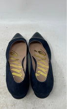 Load image into Gallery viewer, Cuple Womens Dark Blue Suede Cap Toe Slip-On Ballet Flats Size EUR 40